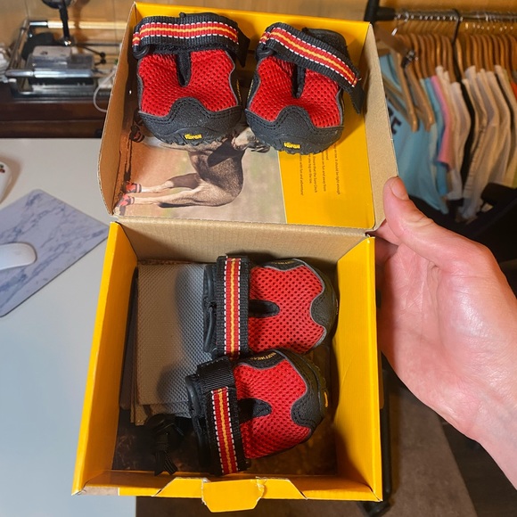 Grip trex dog shoes extra small red vibrum - Picture 2 of 5
